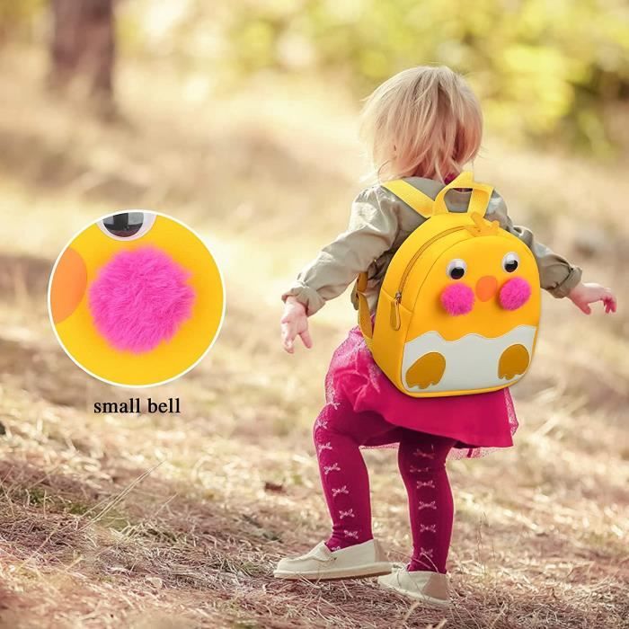 1 4 Ans Poussin Jaune Sac Dos Enfant B b Cartable Scolaire