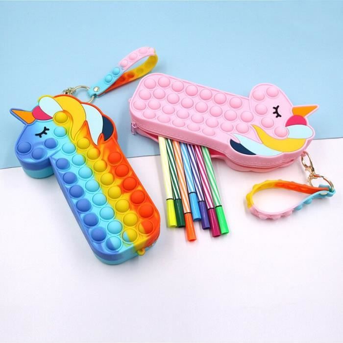 CRAZE Stitch Unicorn Shoulder Bag Pop et Fidgets Toys Push Bubble
