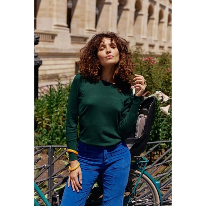 Pull femme La Petite Etoile Beatrice vert 38 Vert Cdiscount Pret a Porter