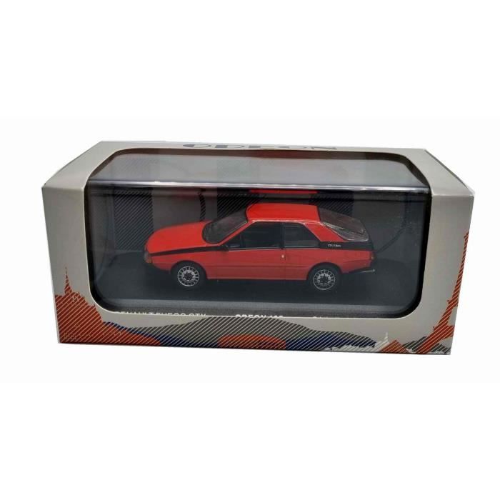 Modèle Réduit ODEON Renault Fuego GTX 1985 Rouge - Édition Limitée 504 Ex., échelle 1/43, Neuf