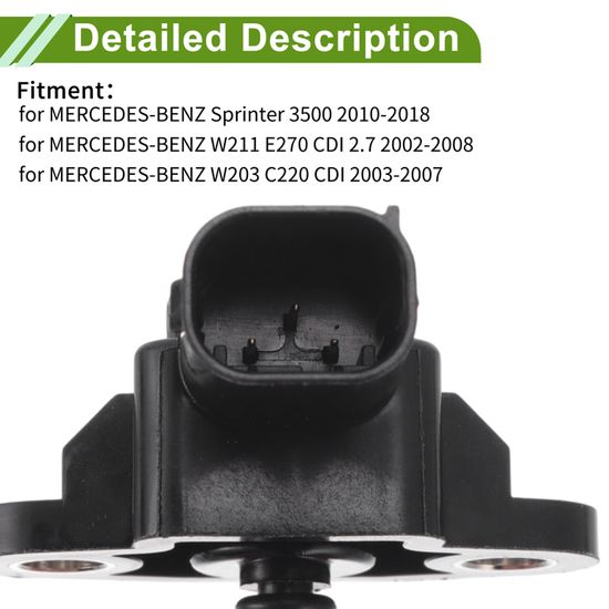 Capteur MAP (Pression Admission) Pour Mercedes-Benz GLK-Class (X204) 2008-2015 - Ref A0101537228 / A0009056006