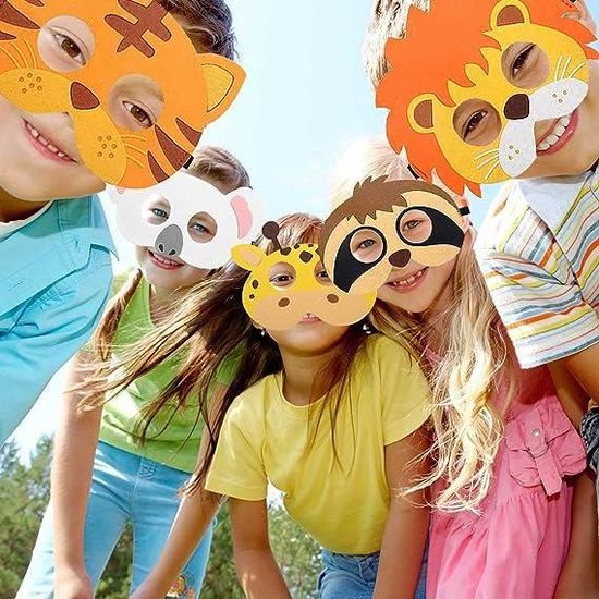 12 Pièces Masque Animaux Enfant,Masque en Mousse Enfant,Patrouille Jouet, Masques de Déguisement pour Enfants,Masque d'animaux - Cdiscount Beaux-Arts  et Loisirs créatifs