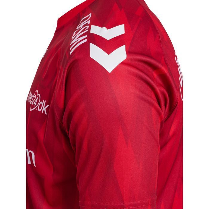 Maillot Domicile Aalborg BK – Hummel – Taille L – Signé – Danemark – Occasion