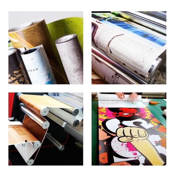 Papier Peint Intissé Photo Mural Décoration Murale Poster Tableaux Muraux Grotte 3D Lever Du Soleil Bord De Mer Nature Paysage Chambre À Coucher Salon Tv Fond Décoration De La Maison 300Cm X