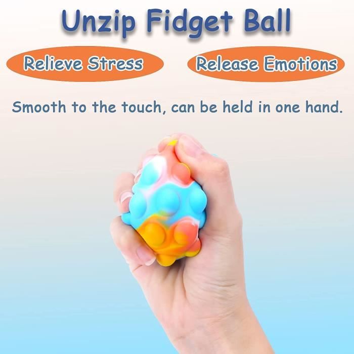 Pop it Ball 3 Pack 3D Balle Anti-Stress Bale Bubble Sensory Fidget Toy  Silicone décompression Amusantes ​pour TDAH Enfants Adultes - Cdiscount  Jeux - Jouets