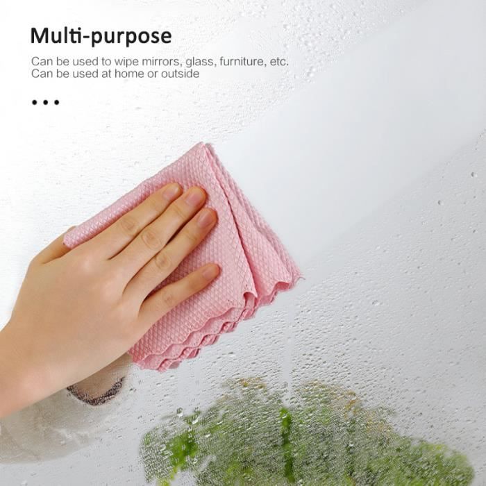 Microfibre Chiffon de nettoyage Réutilisable Multipurpose Dish