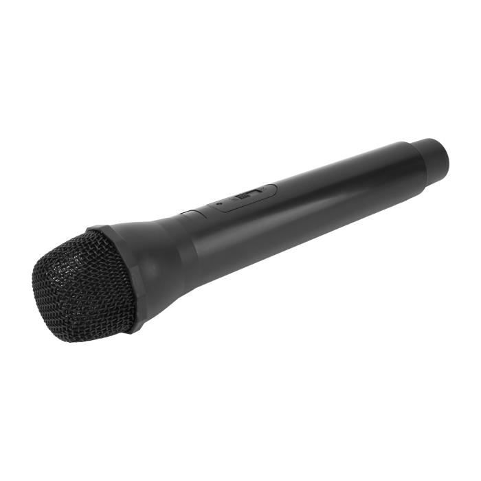 Wuztai Accessoire de Microphone Réaliste, Faux Microphone Accessoire de Performance, Micro de Scène de Simulation pour Pratique de Chant de Fête d'Anniversaire pour Enfants