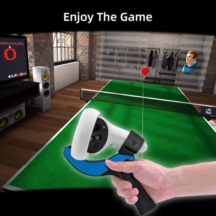 Poignée de raquette de tennis de table Grip de contrôleur tactile pour  contrôleur Oculus Quest 2 - Cdiscount Sport