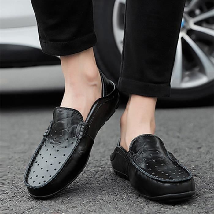 Slip on homme cuir outlet