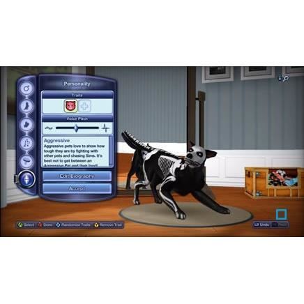 Jeu Nintendo DS - Les Sims 3 / Animaux Et Cie - Très Bon état, PEGI 12