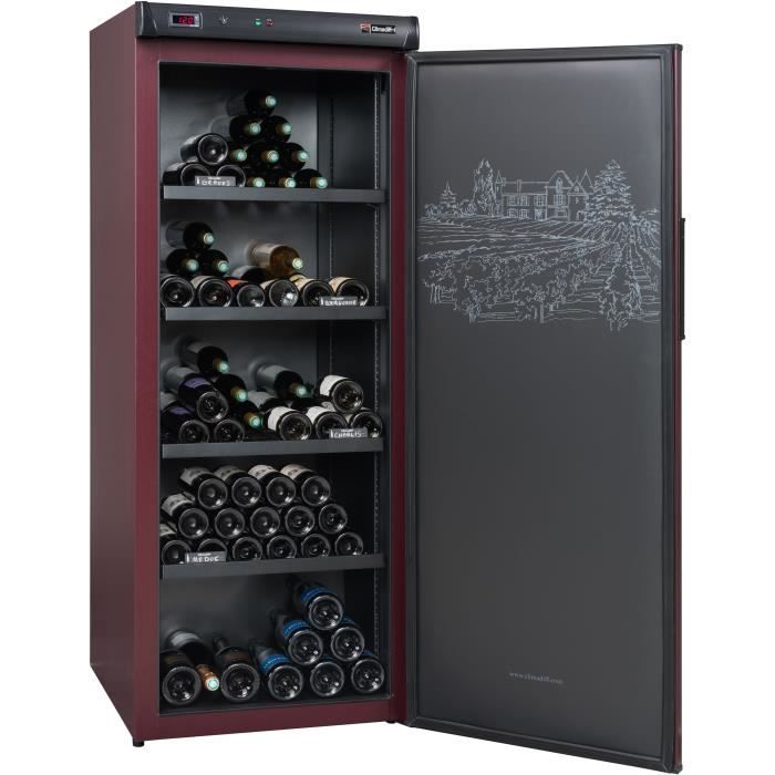 Cave à vin de veillissement CLIMADIFF 216 bouteilles Classe G