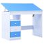 Cen Bureau Pour Enfants Inclinable Bleu Et Blanc Achat Vente Bureau Bureau Pour Enfants Inclinabl Cdiscount
