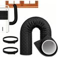 Housse isolante pour tuyau de climatiseur portable - 150 × 52 cm - Installation facile - Housse de p