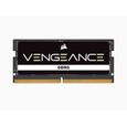 Mémoire RAM - CORSAIR - Vengeance DDR5 - 16GB 1x16GB SODIMM - 4800 MHz - 1,1V - Noir (CMSX16GX5M1A4800C40)-0