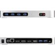 STARTECH.COM Station d'accueil PC double affichage 4K - Double HDMI, double DP, ou HDMI et DP 60 Hz - USB-C / USB 3.0-0