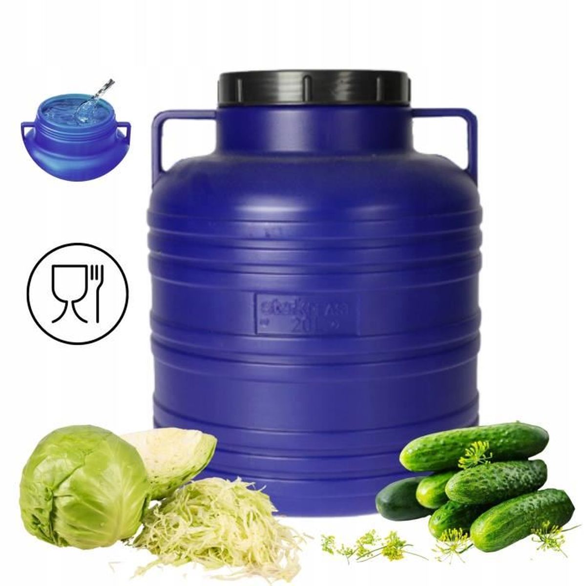 Bouchon Adaptateur Pour Réservoir IBC - Filetage Femelle S60x6 En Plastique, Avec Joint Étanche