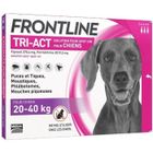 Frontline Tri-Act chien - Anti-puces anti-tiques pour chien L - 20-40kg - 3 pipettes