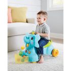 Porteur Ramasseur de Balles - INFANTINO - Eléphant 3 en 1 - Evolutif - Bleu