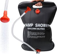 Sac de douche solaire portable de 20 L : solution pratique pour le camping et la douche extérieure