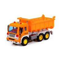 "City", voiture-jouet à inertie pour enfants (avec lumière et son) (orange) (dans la boîte)