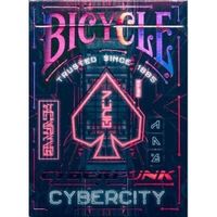 Bicycle Cyberpunk Cyber City Jeu de Cartes de Collection, Magia et cardistryEdition spéciale. - 490957