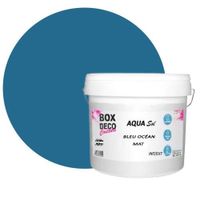 Peinture Sol extérieur/intérieur acrylique haute résistance aspect mat Aqua Sol Bleu océan - 15Kg / 150m/2