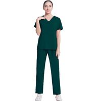 Ensemble Uniformes Femme Blouse - Uniforme Médical avec Haut et Pantalon,Haut et Pantalons + Blouse Medicale Femme