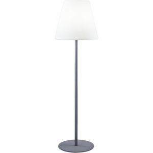 LAMPE DE JARDIN  Lampadaire lumineux extérieur - LUMISKY - 150cm - Acier et polyéthylène - Blanc froid