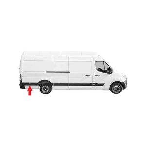 Moulure Porte Latérale Droite Pour Renault Master III 2010-2019 - Pièce Auto Compatible