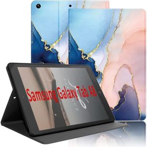 Coque Samsung Galaxy Tab A8 10.5 Antichocs avec Poignée et Béquille,  4Smarts Grip - Noir - Français