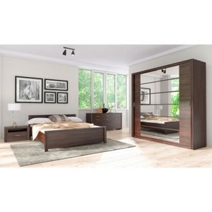 Chambre Adulte Braga160x200 Cm Lit Chevets Commode Chambres Adultes Achat Vente Commode De Chambre Chambre Adulte Braga160x200 Cm Cdiscount