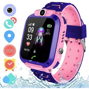 Système d'appel secours Enfants SmartWatch Téléphone étanche Montre Connec