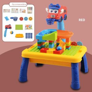 TABLE A DESSIN Dessin - Graphisme,Projecteur Led 2 en 1 pour enfants,Table de dessin avec blocs,jouets pour enfants,tableau de peinture - Type Red