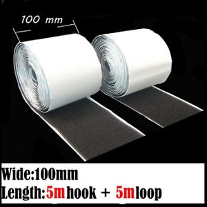 Velcro ruban adhésif 5m x 20 mm- Autoaccrochant