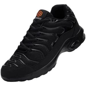 SROTER Chaussures de Sécurité pour Homme Femme, Standard S1 Embout Acier  Respirant Chaussures de Travail Légère Chantiers et Industrie Basket, 10  Noir Rouge, 37 EU : : Mode