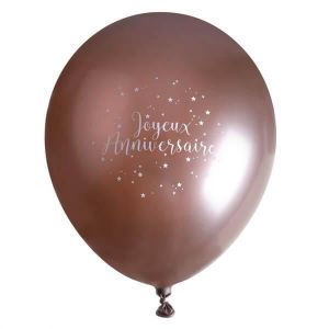 Ballon géant anniversaire or chiffre 0 (x1) REF/BA3012