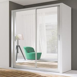 Armoire Porte Coulissante Miroir Achat Vente Pas Cher