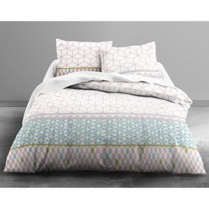 Blanc /& Noir 1 Taies doreiller 48 x 74 cm Linge de Lit Loup Motif Nordique Housse de Couette 135 x 200 cm Literie Animal Doux Fleurs Imprim/é Ensemble Parure de Couettes