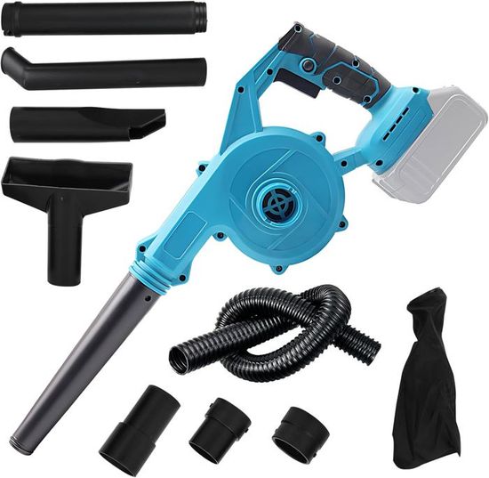 Souffleur à Feuilles Sans Fil 20V – Compatible Batterie Dewalt, 6 Vitesses, Léger Et Puissant