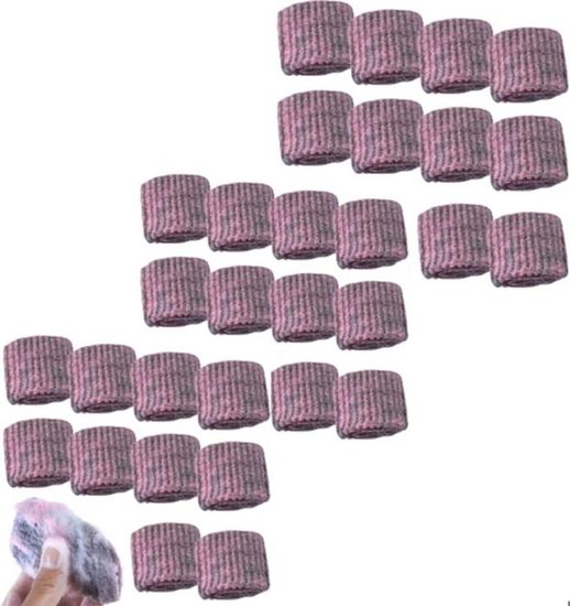 Lot De 50 Tampons Jex Avec Savon Intégré – Éponges Laine D’Acier Réutilisables Pour Vaisselle, Casseroles, Poêles Et Fours