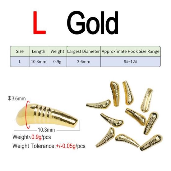 100 Perles De Liaison En Tungstène Pour Montage De Mouches De Pêche - Têtes De Nymphe, Matériel Maxcatch