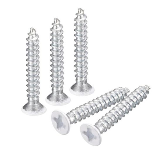 Lot de 25 vis laiton tête fraisée STANDERS, Diam.3 mm x L.20 mm | Leroy