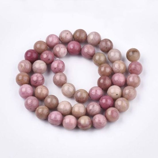 Perles De Citrine Naturelles 6mm ZEMRIO - Perles Rondes En Pierre Précieuse En Vrac Pour Créer Bijoux, Bracelets Et Colliers DIY