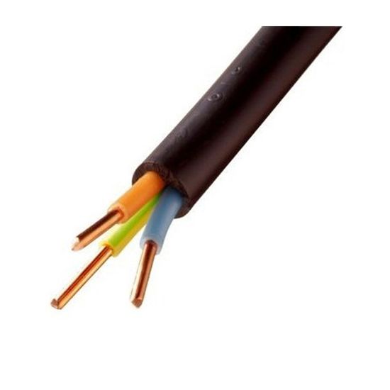 CONECTICPLUS Bobine de câble électrique rigide 3x1.5 mm_ R2V 5 mètres ...