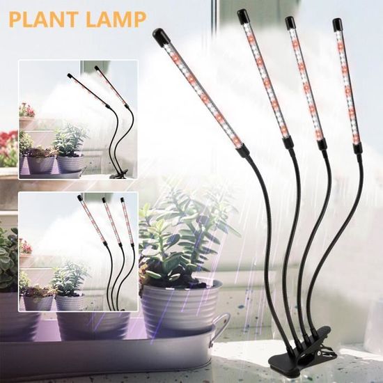 Bande LED Croissance Plantes Spectre Complet 4m USB 5V - Étanche Réglage Tactile Pour Intérieur Hydroponie