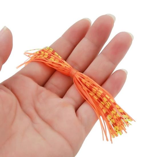 Jupes En Silicone Pour Leurres De Pêche Heallege - 5 Paquets De 44 Brins - Remplacement DIY