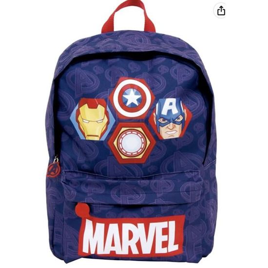 Sac à Dos - Marvel - Spiderman - Noir - Enfant - Maternelle
