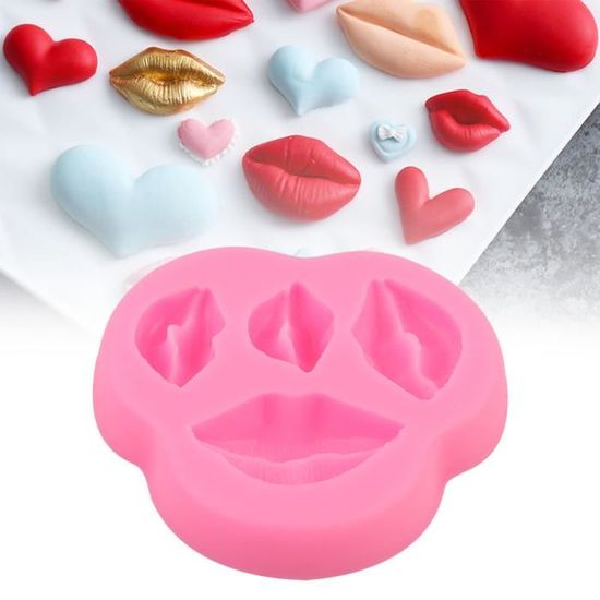 DUBENS Moule à Gâteau En Mousse, Moule à Muffins, Cupcakes, Gâteaux, Pudding, Glaçons Et Gelée, Moule à Pain, Moule à Pain 3D, Moule à Faire Soi-même (citron