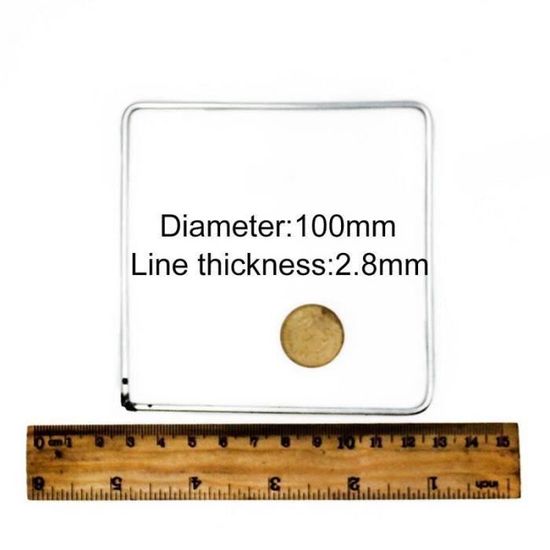 10 Cerceaux Métal Doré 10cm Jinsion - Pour Attrapes Rêves DIY, Couronnes Florales, Décoration Mariage Et Art Mural | Lot De 10 Anneaux