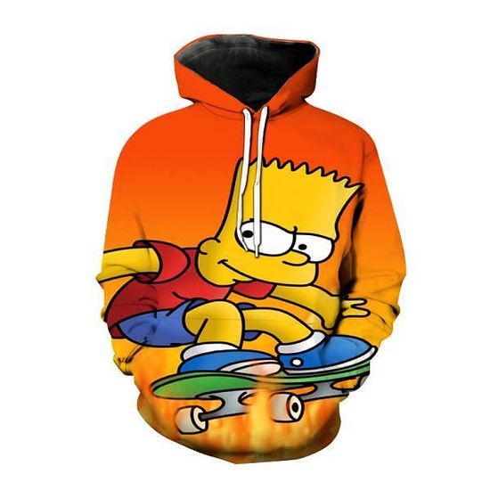 Sweat à Capuche H&M Homme - Motif SpongeBob, Rose, Taille M - En Coton Doux